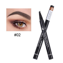 Load image into Gallery viewer, 5 Color Microblading Eyebrow Pencil Waterproof Fork Tip Tattoo Pen Tinted Fine Sketch Eye Brow Pencils Long Lasting Eyebrows